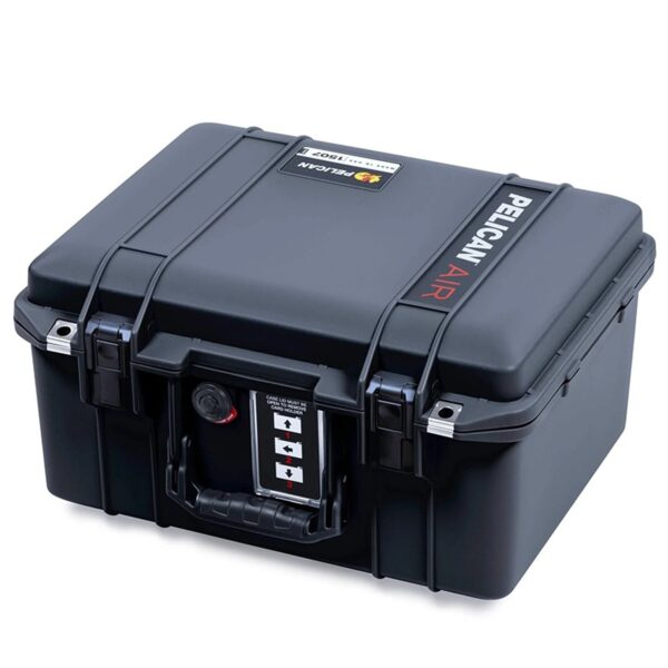 Pelican 1507 Air Black Protective Hard Case with Pick N Pluck Foam - Waterproof, Crushproof, Dustproof - Model 015070-0001-110