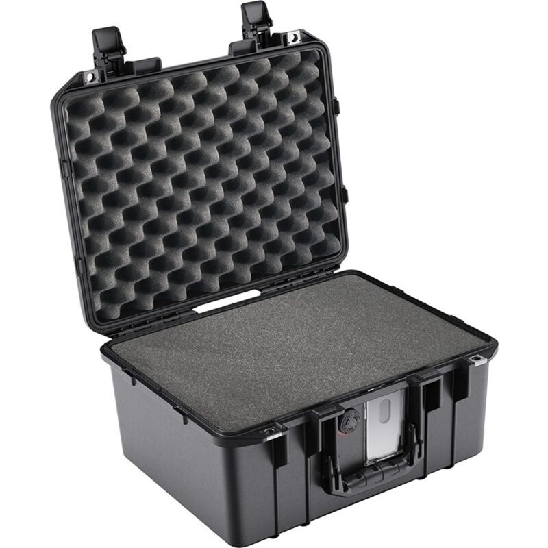 Pelican 1507 Air Black Protective Hard Case with Pick N Pluck Foam - Waterproof, Crushproof, Dustproof - Model 015070-0001-110