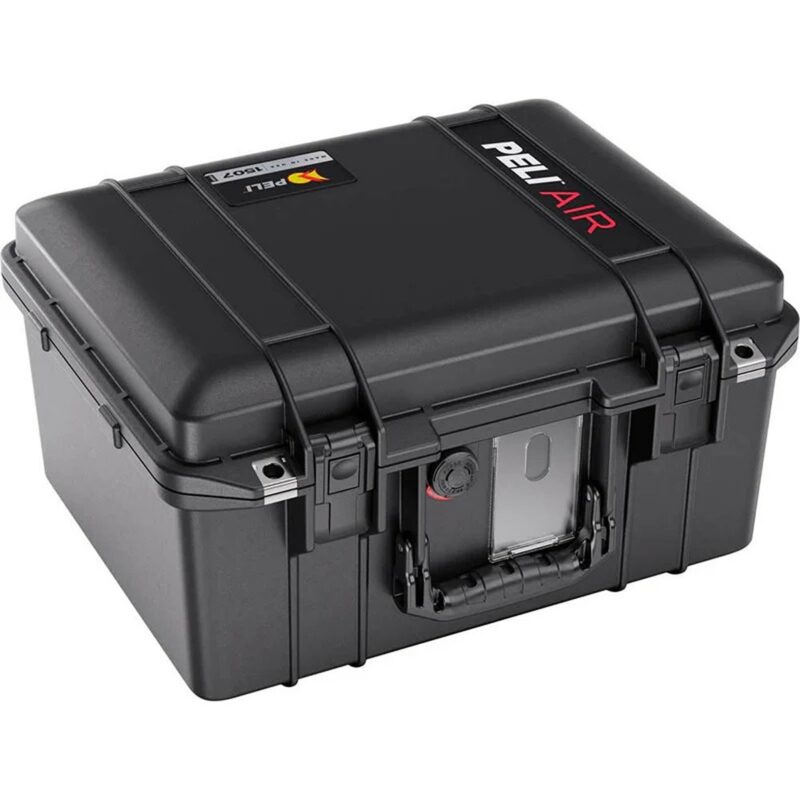 Pelican 1507 Air NF Black Protective Hard Case No Foam - Waterproof, Crushproof, Dustproof - Model 015070-0011-110
