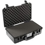 Pelican 1525 Air Black Protective Hard Case with Pick N Pluck Foam - Waterproof, Crushproof, Dustproof - Model 015250-0001-110
