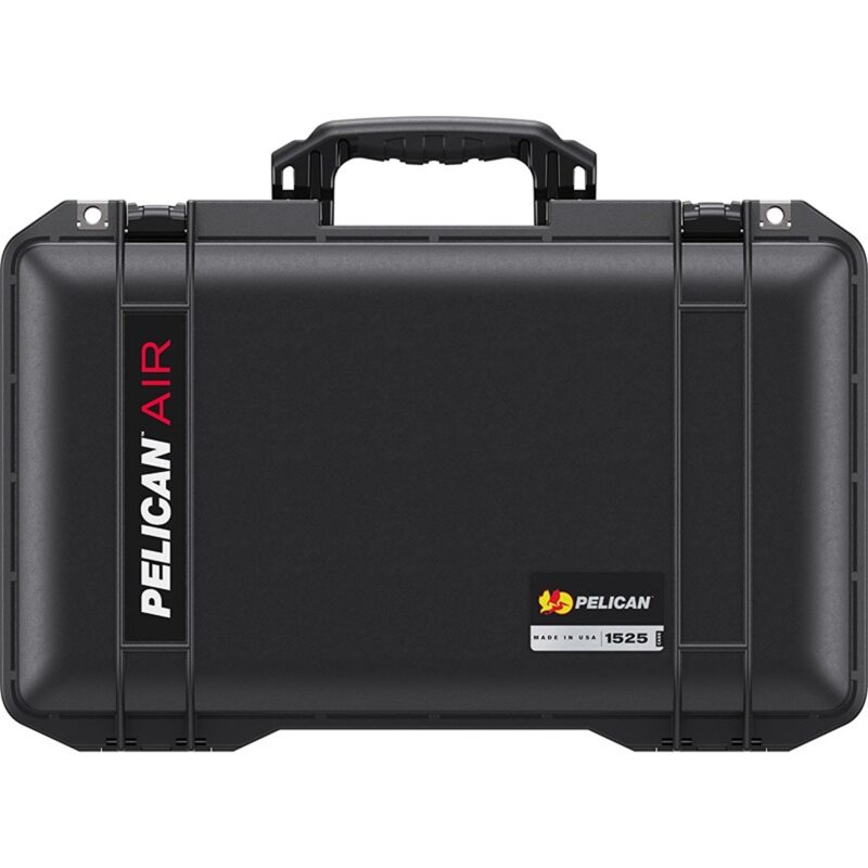 Pelican 1525 Air NF Black Protective Hard Case No Foam - Waterproof, Crushproof, Dustproof - Model 015250-0011-110