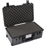 Pelican 1535 Air Black Protective Hard Case with Pick N Pluck Foam - Waterproof, Crushproof, Dustproof - Model 015350-0002-110