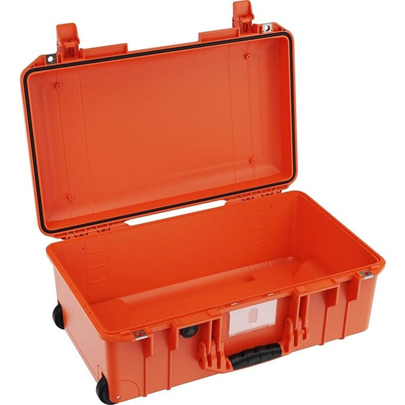 Pelican 1535 Air Orange Protective Hard Case with Pick N Pluck Foam - Waterproof, Crushproof, Dustproof - Model 015350-0002-150