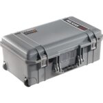 Pelican 1535 Air Silver Protective Hard Case with Pick N Pluck Foam - Waterproof, Crushproof, Dustproof - Model 015350-0002-180