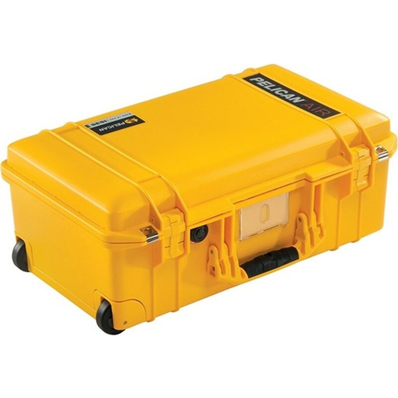 Pelican 1535 Air Yellow Protective Hard Case with Pick N Pluck Foam - Waterproof, Crushproof, Dustproof - Model 015350-0002-240