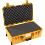 Pelican 1535 Air Yellow Protective Hard Case with Pick N Pluck Foam - Waterproof, Crushproof, Dustproof - Model 015350-0002-240