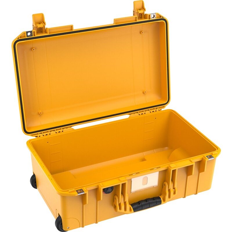 Pelican 1535 Air Yellow Protective Hard Case with Pick N Pluck Foam - Waterproof, Crushproof, Dustproof - Model 015350-0002-240