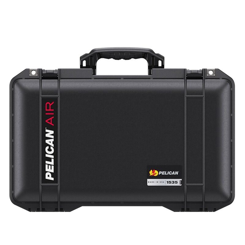 Pelican 1535 Air NF Black Protective Hard Case No Foam - Waterproof, Crushproof, Dustproof - Model 015350-0012-110