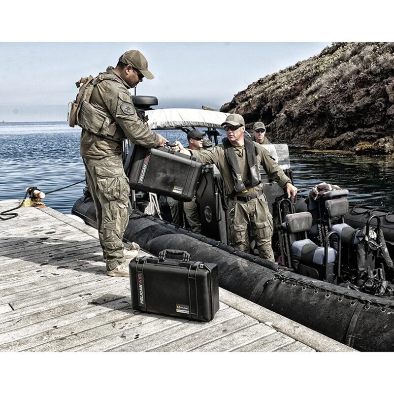 Pelican 1535 Air NF Black Protective Hard Case No Foam - Waterproof, Crushproof, Dustproof - Model 015350-0012-110