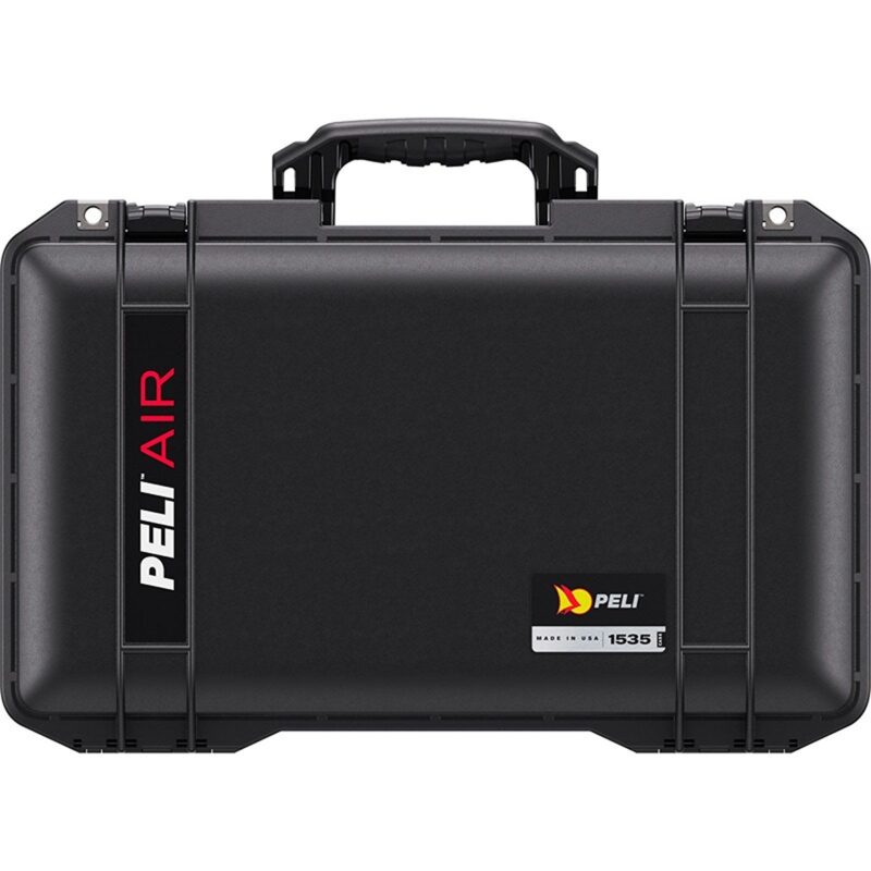 Pelican 1535 Air WD Black Protective Hard Case with Padded Dividers - Waterproof, Crushproof, Dustproof - Model 015350-0042-110