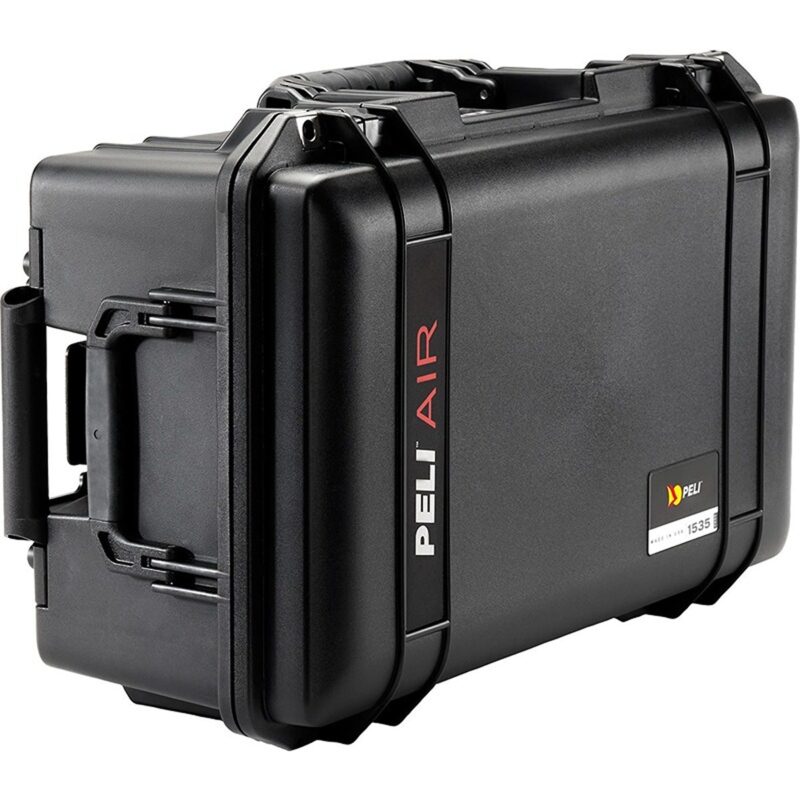 Pelican 1535 Air WD Black Protective Hard Case with Padded Dividers - Waterproof, Crushproof, Dustproof - Model 015350-0042-110