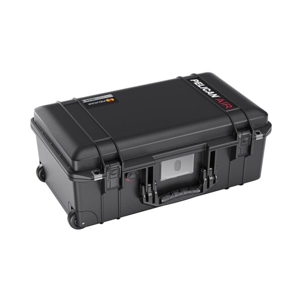 Pelican 1535 Air TP Black Protective Hard Case with TrekPak Insert - Waterproof, Crushproof, Dustproof - Model 015350-0052-110