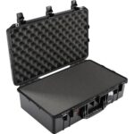 Pelican 1555 Air Black Protective Hard Case with Pick N Pluck Foam - Waterproof, Crushproof, Dustproof - Model 015550-0001-110