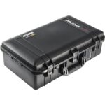Pelican 1555 Air Black Protective Hard Case with Pick N Pluck Foam - Waterproof, Crushproof, Dustproof - Model 015550-0001-110