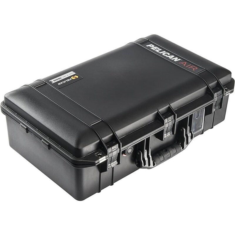 Pelican 1555 Air Black Protective Hard Case with Pick N Pluck Foam - Waterproof, Crushproof, Dustproof - Model 015550-0001-110