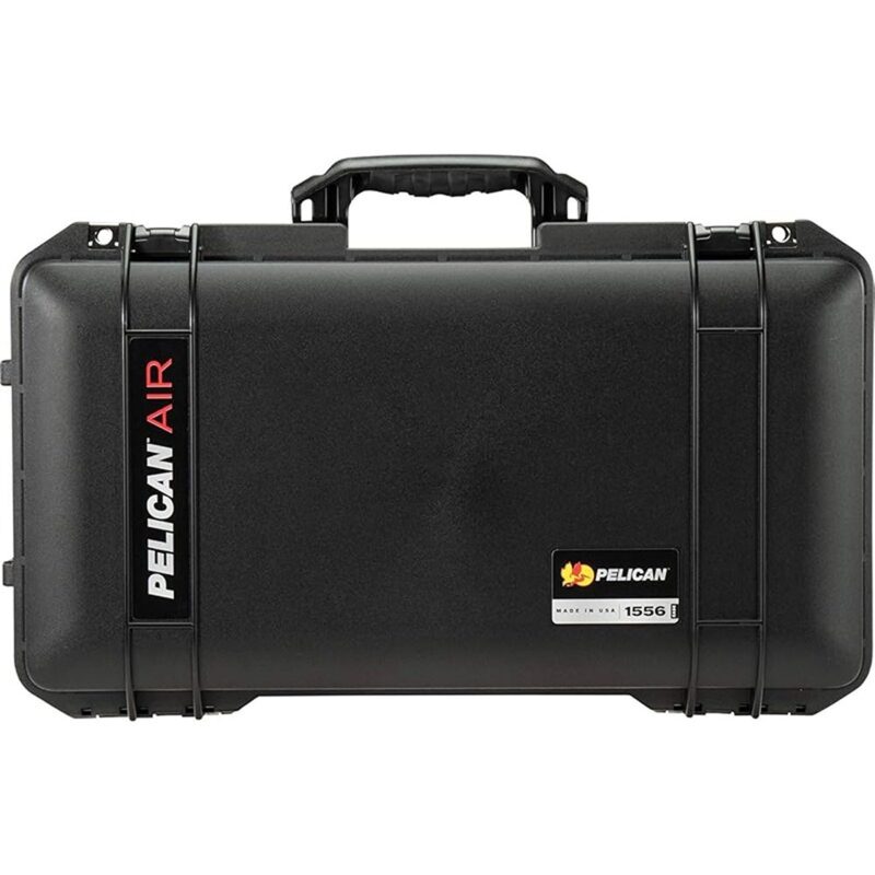 Pelican 1556 Air Black Protective Hard Case with Pick N Pluck Foam - Waterproof, Crushproof, Dustproof - Model 015560-0000-110
