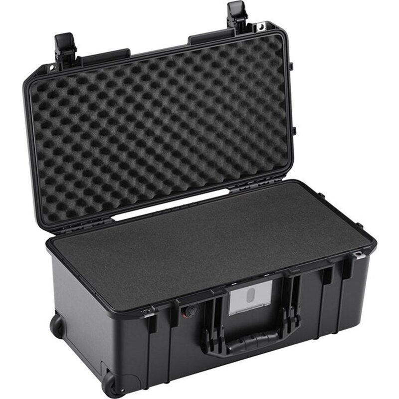 Pelican 1556 Air Black Protective Hard Case with Pick N Pluck Foam - Waterproof, Crushproof, Dustproof - Model 015560-0000-110