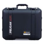 Pelican 1557 Air Black Protective Hard Case with Pick N Pluck Foam - Waterproof, Crushproof, Dustproof - Model 015570-0001-110