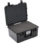 Pelican 1557 Air Black Protective Hard Case with Pick N Pluck Foam - Waterproof, Crushproof, Dustproof - Model 015570-0001-110