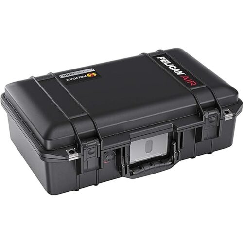 Pelican 1605 Air Black Protective Hard Case with Pick N Pluck Foam - Waterproof, Crushproof, Dustproof - Model 016050-0001-110