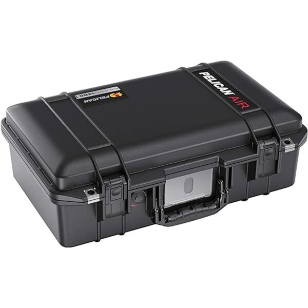 Pelican 1605 Air Black Protective Hard Case with Pick N Pluck Foam - Waterproof, Crushproof, Dustproof - Model 016050-0001-110