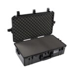 Pelican 1605 Air Black Protective Hard Case with Pick N Pluck Foam - Waterproof, Crushproof, Dustproof - Model 016050-0001-110