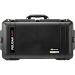 Pelican 1606 Air Black Protective Hard Case with Pick N Pluck Foam - Waterproof, Crushproof, Dustproof - Model 016060-0000-110