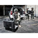 Pelican 1606 Air Black Protective Hard Case with Pick N Pluck Foam - Waterproof, Crushproof, Dustproof - Model 016060-0000-110