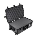 Pelican 1615 Air Black Protective Hard Case with Pick N Pluck Foam - Waterproof, Crushproof, Dustproof - Model 016150-0001-110