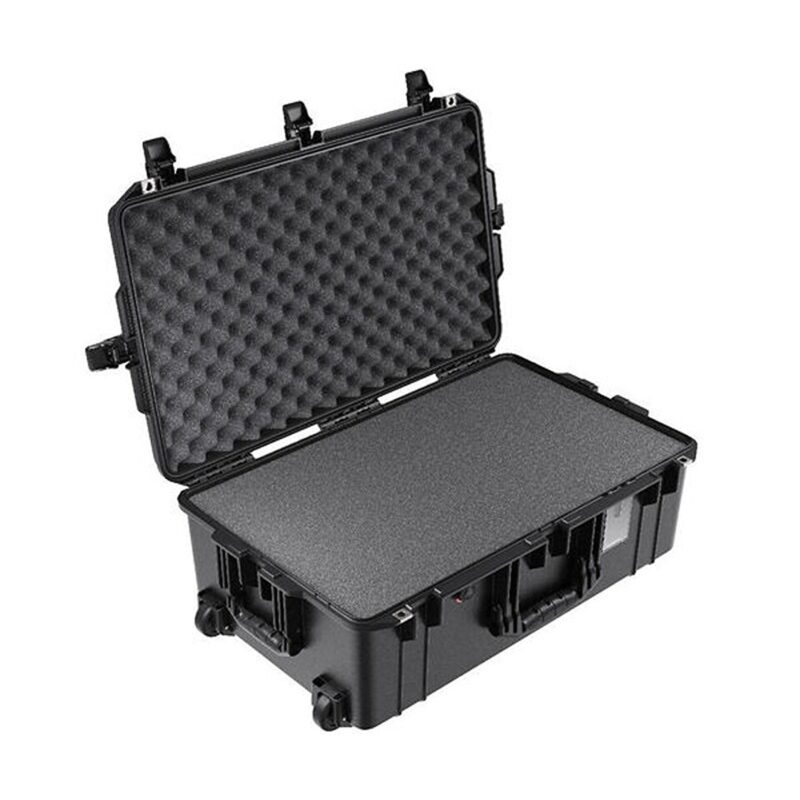 Pelican 1615 Air Black Protective Hard Case with Pick N Pluck Foam - Waterproof, Crushproof, Dustproof - Model 016150-0001-110