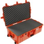Pelican 1615 Air Orange Protective Hard Case with Pick N Pluck Foam - Waterproof, Crushproof, Dustproof - Model 016150-0001-150