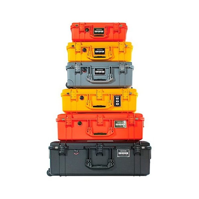 Pelican 1615 Air Orange Protective Hard Case with Pick N Pluck Foam - Waterproof, Crushproof, Dustproof - Model 016150-0001-150