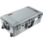 Pelican 1615 Air Silver Protective Hard Case with Pick N Pluck Foam - Waterproof, Crushproof, Dustproof - Model 016150-0001-180