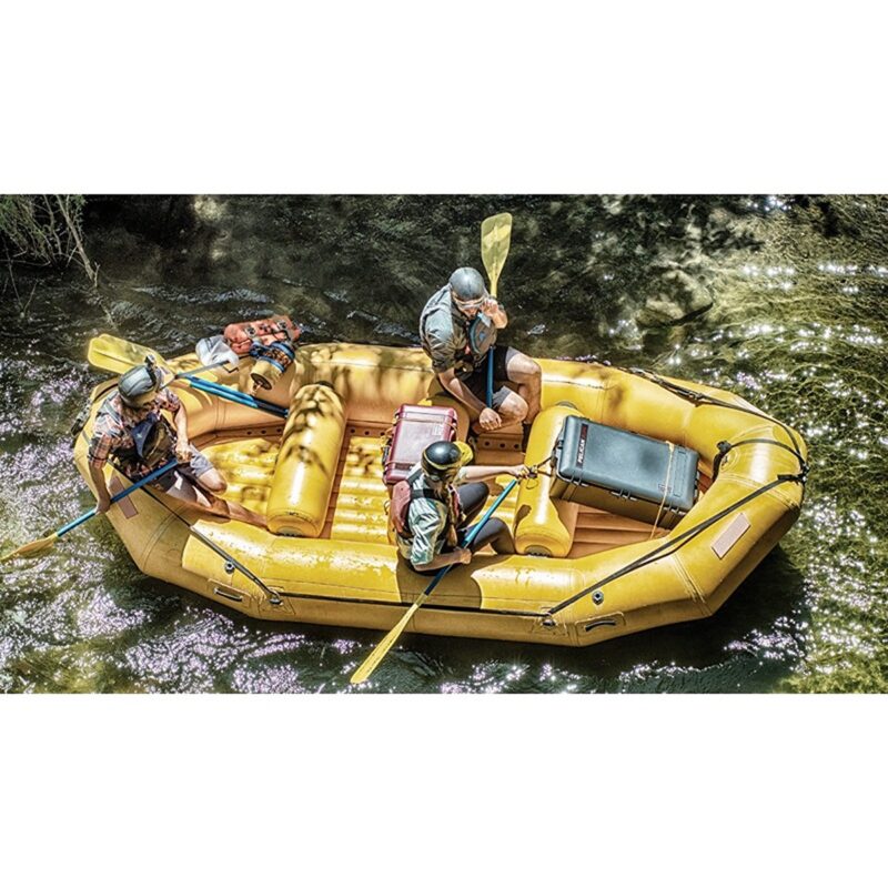 Pelican 1615 Air Silver Protective Hard Case with Pick N Pluck Foam - Waterproof, Crushproof, Dustproof - Model 016150-0001-180