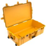 Pelican 1615 Air Yellow Protective Hard Case with Pick N Pluck Foam - Waterproof, Crushproof, Dustproof - Model 016150-0001-240