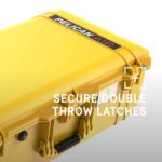 Pelican 1615 Air Yellow Protective Hard Case with Pick N Pluck Foam - Waterproof, Crushproof, Dustproof - Model 016150-0001-240