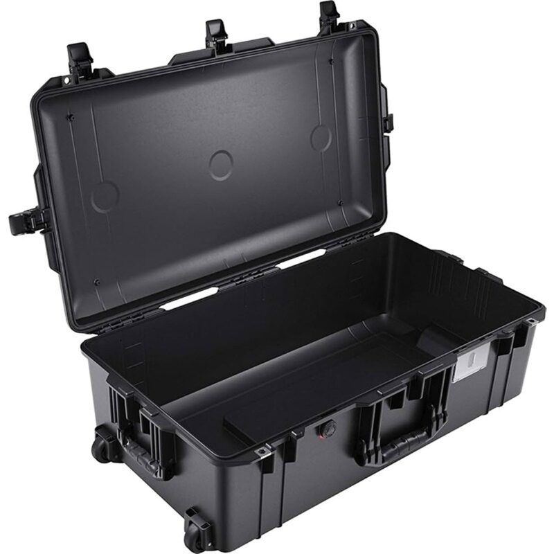 Pelican 1615 Air WD Black Protective Hard Case with Padded Dividers - Waterproof, Crushproof, Dustproof - Model 016150-0041-110