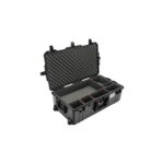 Pelican 1615 Air TP Black Protective Hard Case with TrekPak Insert - Waterproof, Crushproof, Dustproof - Model 016150-0051-110