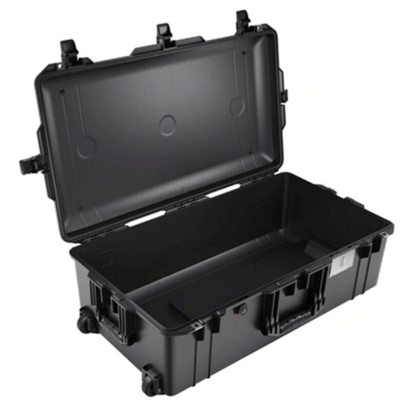 Pelican 1615 Air TP Black Protective Hard Case with TrekPak Insert - Waterproof, Crushproof, Dustproof - Model 016150-0051-110
