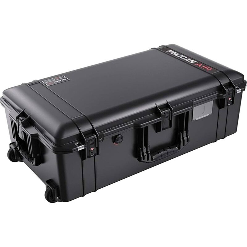 Pelican 1615TRVL Air Black Travel Case with Lid Organizer & Packing Cubes - Waterproof, Crushproof, Dustproof - Model 016150-0080-110