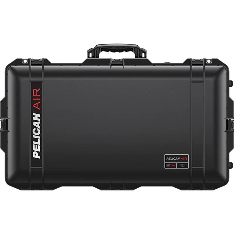 Pelican 1615TRVL Air Black Travel Case with Lid Organizer & Packing Cubes - Waterproof, Crushproof, Dustproof - Model 016150-0080-110