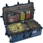Pelican 1615TRVL Air Indigo Travel Case with Lid Organizer & Packing Cubes - Waterproof, Crushproof, Dustproof - Model 016150-0080-125