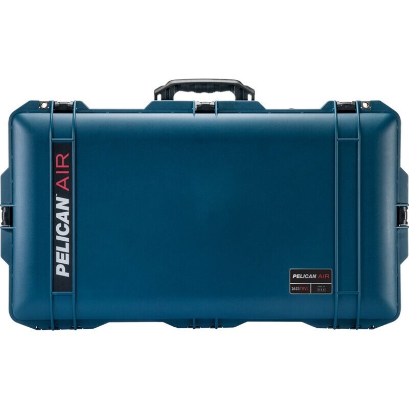 Pelican 1615TRVL Air Indigo Travel Case with Lid Organizer & Packing Cubes - Waterproof, Crushproof, Dustproof - Model 016150-0080-125