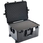 Pelican 1637 Air Black Protective Hard Case with Pick N Pluck Foam - Waterproof, Crushproof, Dustproof - Model 016370-0001-110