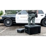 Pelican 1637 Air Black Protective Hard Case with Pick N Pluck Foam - Waterproof, Crushproof, Dustproof - Model 016370-0001-110