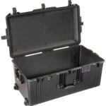 Pelican 1646 Air Black Protective Hard Case with Pick N Pluck Foam - Waterproof, Crushproof, Dustproof - Model 016460-0000-110