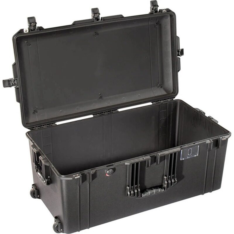 Pelican 1646 Air Black Protective Hard Case with Pick N Pluck Foam - Waterproof, Crushproof, Dustproof - Model 016460-0000-110