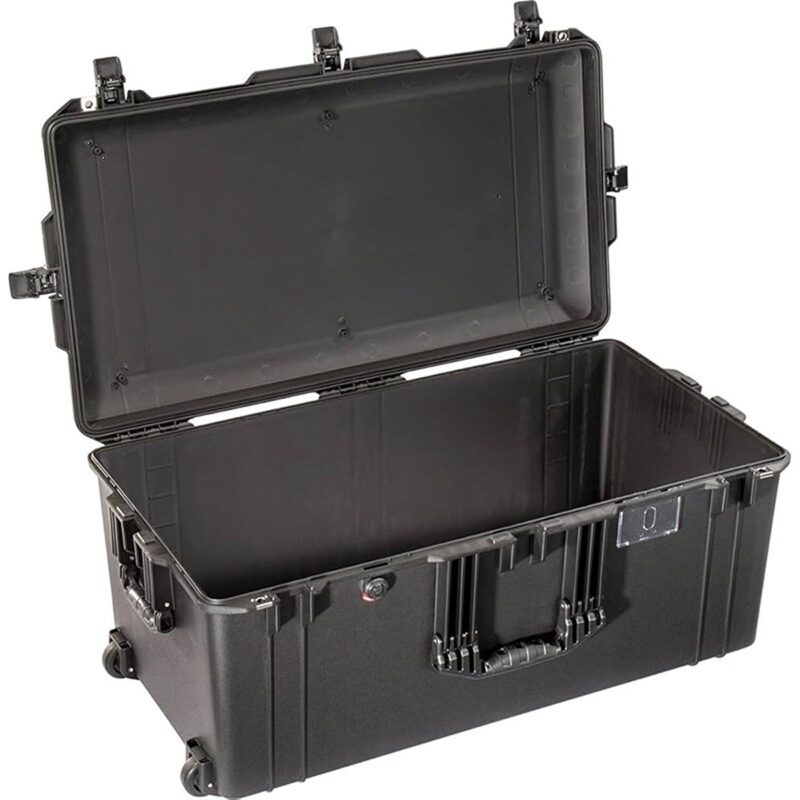 Pelican 1646 Air NF Black Protective Hard Case No Foam - Waterproof, Crushproof, Dustproof - Model 016460-0010-110