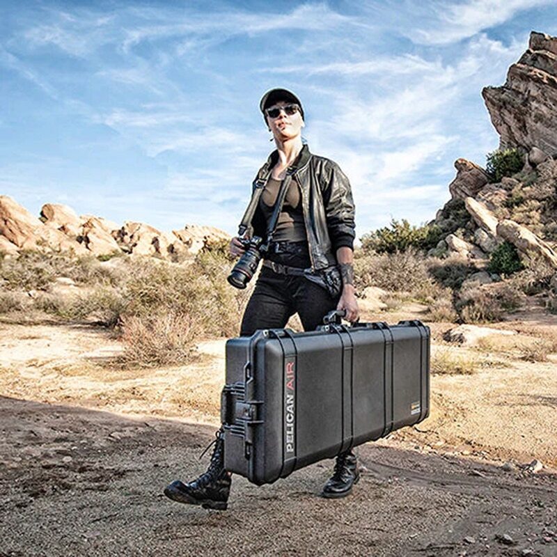 Pelican 1745 Air NF Black Protective Hard Case No Foam - Waterproof, Crushproof, Dustproof - Model 017450-0011-110