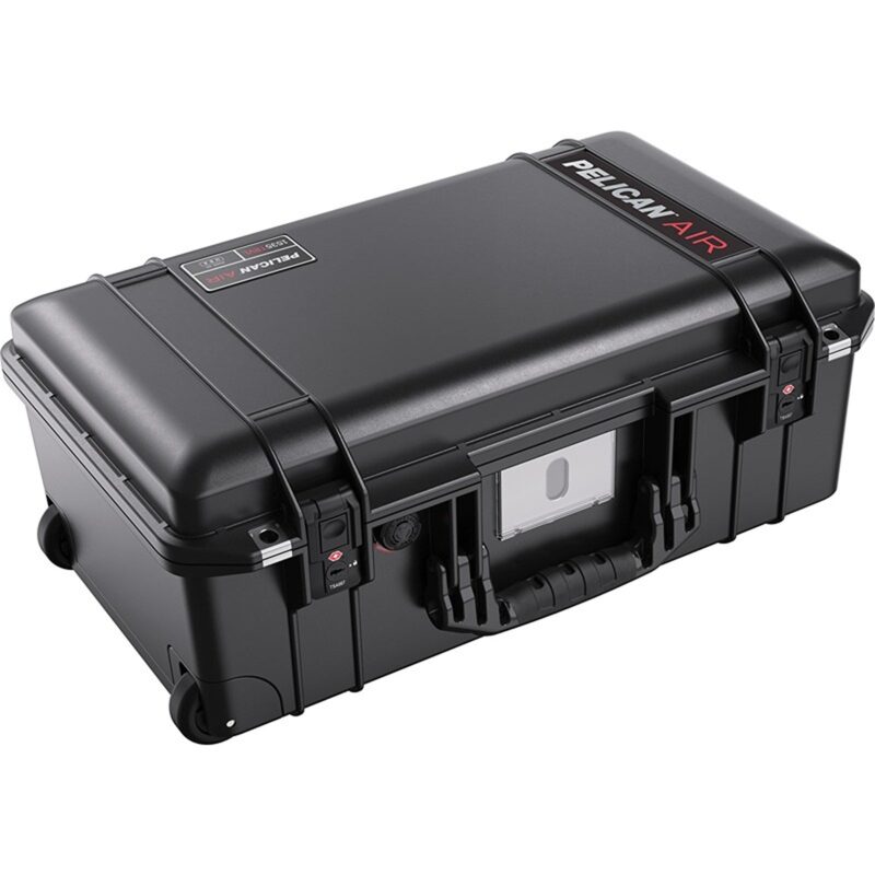 Pelican 1535TRVL Air Black Travel Case with Lid Organizer & Packing Cubes - Waterproof, Crushproof, Dustproof - Model 015350-0080-110